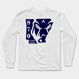 870 Hog Navy Long Sleeve T-Shirt